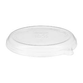 Plastikdeckel RPET für Ökologische Verpackung Oval 710, 940ml (50 Stück)