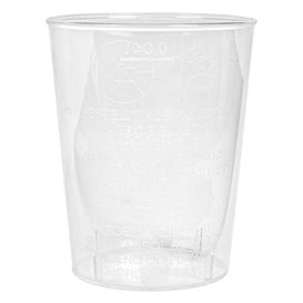 Schnapsglas aus Hartplastik Transparent 40ml (50 Stück)