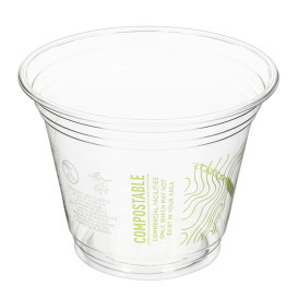 Becher Maisstärke PLA "Green Stripe" 265ml (50 Stück)