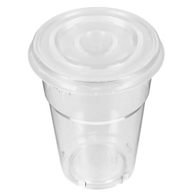 Wiederverwendbarer Becher PS "Diamant" Glasklar 250ml Ø7,3cm (1.250 Stück)