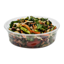 Plastikbehälter PP "Deli" 8Oz/266ml Transp. Ø120mm (500 Stück)