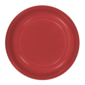 Wiederverwendbar Plastikteller Tief Wirtschaftlich PS Rot Ø20,5cm (25 Stück)