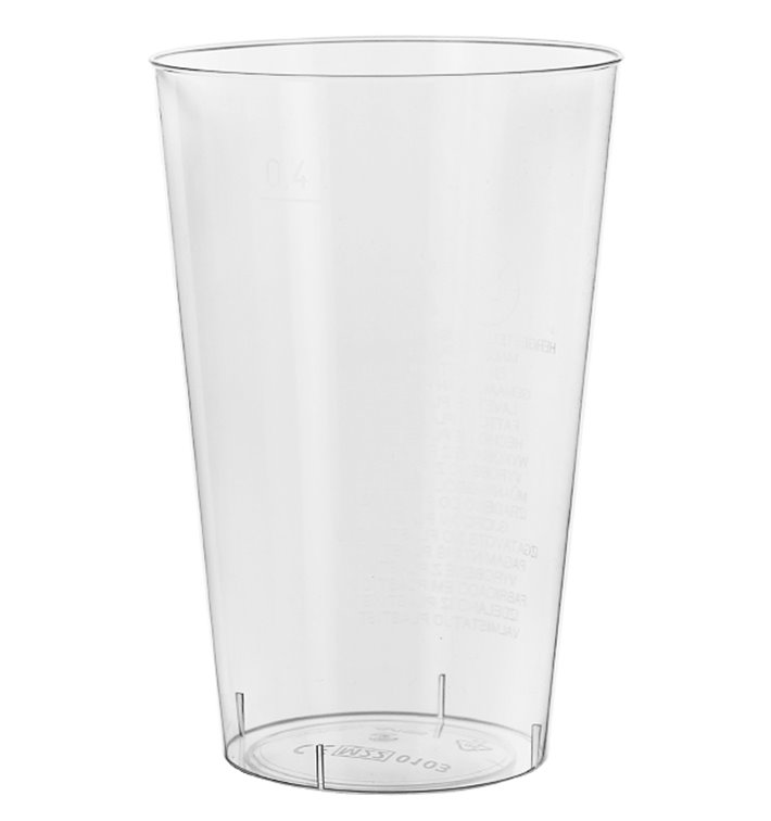 Becher aus Hartplastik PS 400ml (500 Stück) Becher aus Hartplastik PS 400ml (500 Stück)