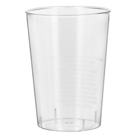 Becher aus Hartplastik Transparent 100ml (40 Stück)