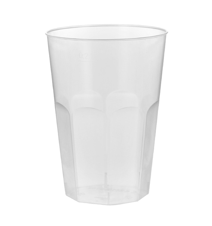 Becher aus Hartplastik "Deco" PP 200ml (500 Stück)