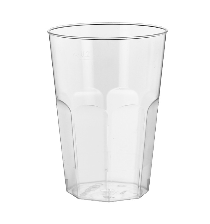 Becher aus Hartplastik "Deco" PS 200ml (25 Stück) Becher aus Hartplastik "Deco" PS 200ml (25 Stück)