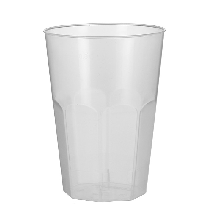 Becher aus Hartplastik "Deco" PP 300ml (450 Stück) Becher aus Hartplastik "Deco" PP 300ml (450 Stück)