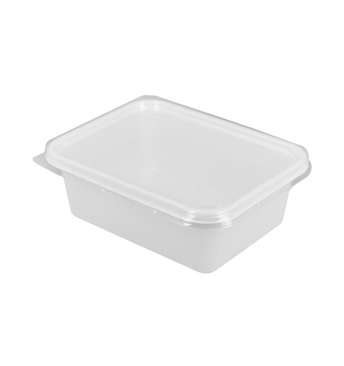 Behälter mit Plastikdeckel Transparent 127x91x42mm (1.000 Stück) Behälter mit Plastikdeckel Transparent 127x91x42mm (1.000 Stück)