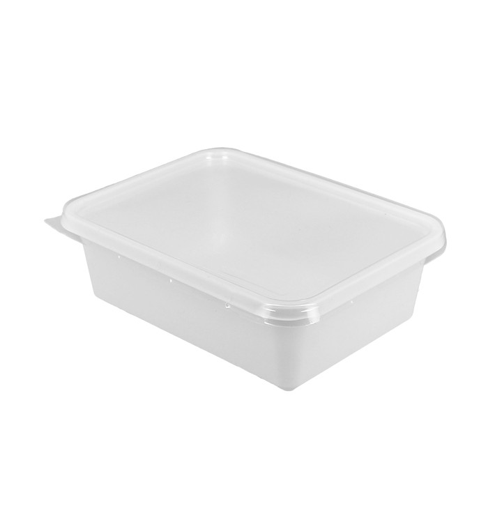 Behälter mit Plastikdeckel PS 157x112x51mm 500ml (100 Stück) Behälter mit Plastikdeckel PS 157x112x51mm 500ml (100 Stück)