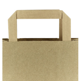 Flaschentragetaschen aus Papier kraft 19+8x37cm (50 Stück)