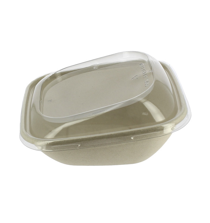 Verpackungen Zuckerrohr mit Deckel 750ml 190x190x80mm (15 Stück) Verpackungen Zuckerrohr mit Deckel 750ml 190x190x80mm (15 Stück)