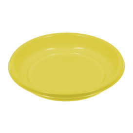 Wiederverwendbar Plastikteller Tief Wirtschaftlich PS Gelb Ø20,5cm (25 Stück)