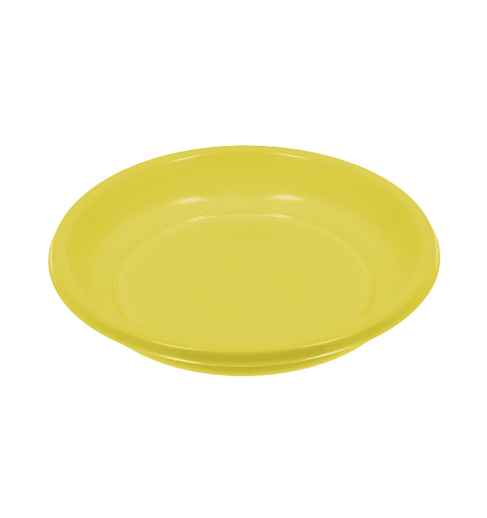 Wiederverwendbar Plastikteller Tief Wirtschaftlich PS Gelb Ø20,5cm (25 Stück) Wiederverwendbar Plastikteller Tief Wirtschaftlich PS Gelb Ø20,5cm (25 Stück)