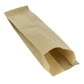 Papierbeutel für Baguette fettdicht Kraft 9x5x32cm (250 Stück)