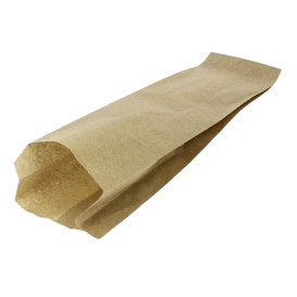 Papierbeutel für Baguette fettdicht Kraft 9x5x32cm (250 Stück)