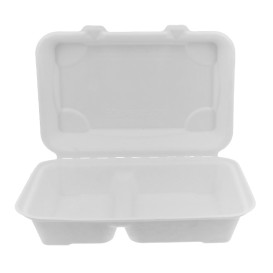 Klappschachtel Zuckerrohr Weiß 2F 23x15x7,5cm (250 Stück)