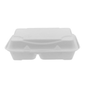 Klappschachtel Zuckerrohr Weiß 2F 23x15x7,5cm (250 Stück)