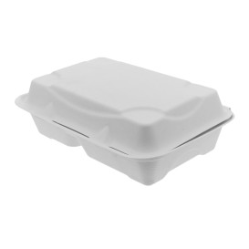 Klappschachtel Zuckerrohr Weiß 2F 23x15x7,5cm (250 Stück)