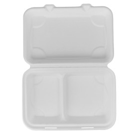 Klappschachtel Zuckerrohr Weiß 2F 23x15x7,5cm (250 Stück)