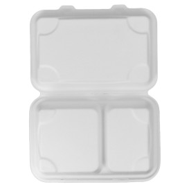 Klappschachtel Zuckerrohr Weiß 2F 23x15x7,5cm (250 Stück)