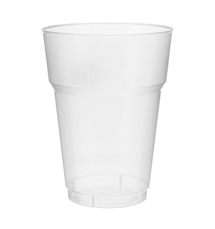 Becher aus Hartplastik für Bier PP 200ml (40 Stück) Becher aus Hartplastik für Bier PP 200ml (40 Stück)