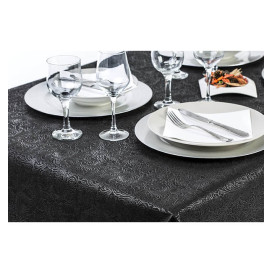 Tischdecke Non Woven PLUS Schwarz 120x120cm (150 Stück)