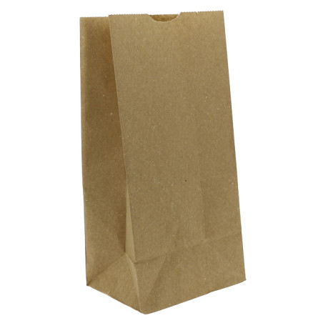 Papiertüten ohne Henkel Kraft braun 50g/m² 12+8x24cm (1.000 Stück)