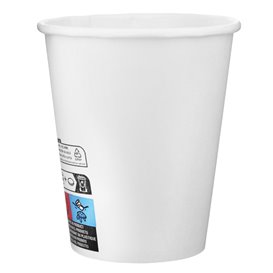 Karton Kaffeebecher to go weiß 9 Oz/280ml Ø8,1cm (600 Stück)
