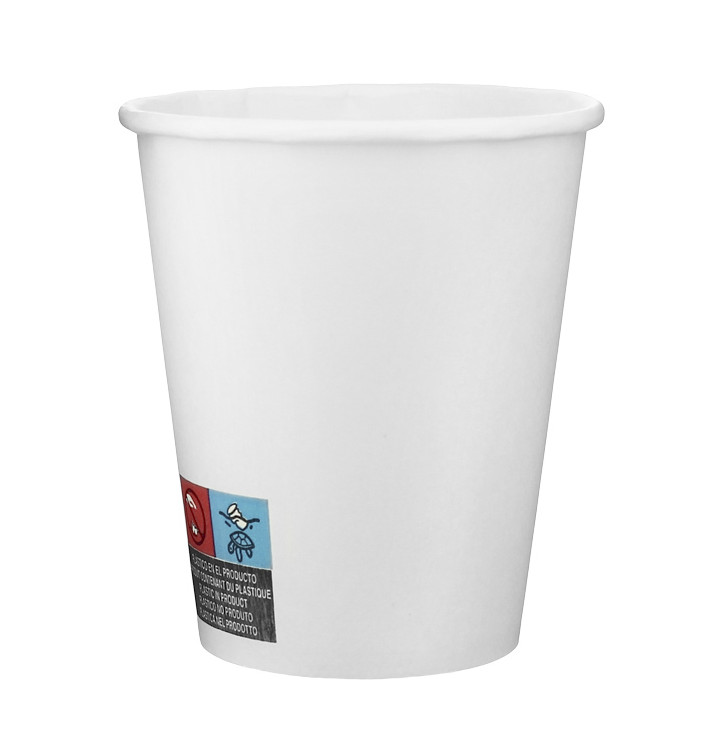 Karton Kaffeebecher to go weiß 9 Oz/280ml Ø8,1cm (600 Stück) Karton Kaffeebecher to go weiß 9 Oz/280ml Ø8,1cm (600 Stück)