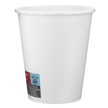 Karton Kaffeebecher to go weiß 8 Oz/280ml Ø8,1cm (600 Stück)