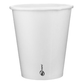 Karton Kaffeebecher to go weiß 9 Oz/280ml Ø8,1cm (600 Stück)