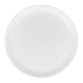 Wiederverwendbare Plastikteller PP Mineral Weiß Ø23,5cm (54 Stück)