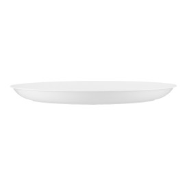 Wiederverwendbare Plastikteller PP Mineral Weiß Ø23,5cm (54 Stück)