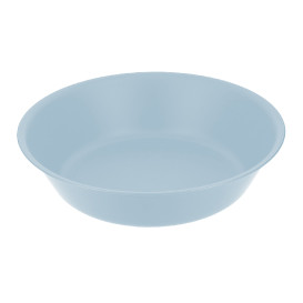 Wiederverwendbare Plastikteller PP Mineral Blau Ø18cm (54 Stück)