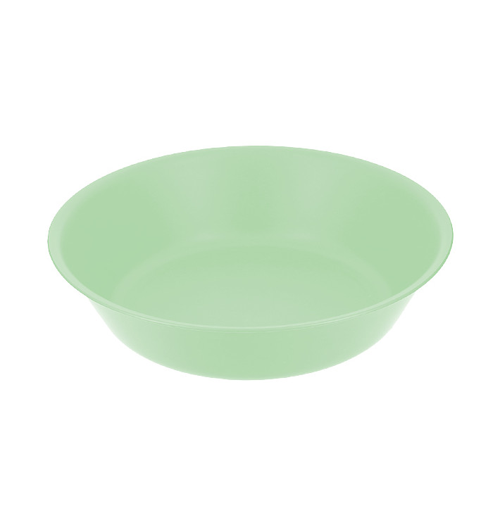 Wiederverwendbare Plastikteller PP Mineral Grün Ø18cm (54 Stück) Wiederverwendbare Plastikteller PP Mineral Grün Ø18cm (54 Stück)