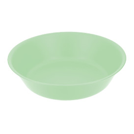Wiederverwendbare Plastikteller PP Mineral Grün Ø18cm (6 Stück)