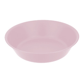 Wiederverwendbare Plastikteller PP Mineral Pink Ø18cm (6 Stück)