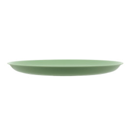 Wiederverwendbare Plastikteller PP Mineral Grün Ø21cm (54 Stück)