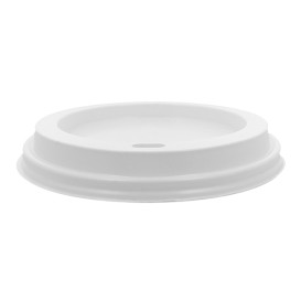 Deckel weiß für Becher 12, 16 y 22 Oz Ø9,0cm (100 Stück)