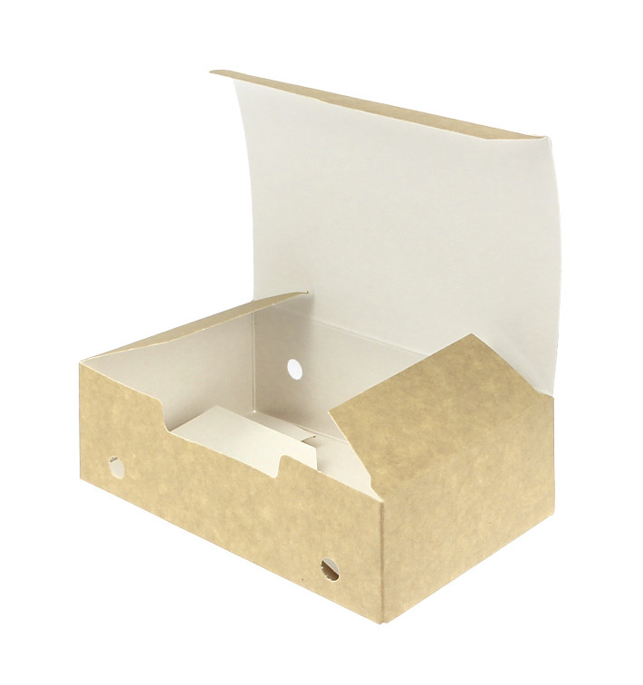 SnackBox mit Deckel To Go Mittlere Kraft 145x90x45mm (450 Stück) SnackBox mit Deckel To Go Mittlere Kraft 145x90x45mm (450 Stück)