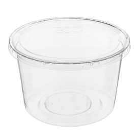 Deckel Plastickschale PLA 235,355,470,940ml (500 Stück)
