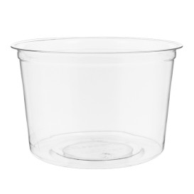 Plastickschale Kompostierbar PLA Transparent 470ml (500 Stück)