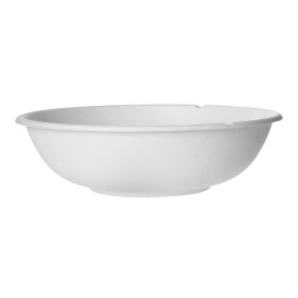 Schüssel Zuckerrohr Bagasse Weiß 940ml (50 Stück)