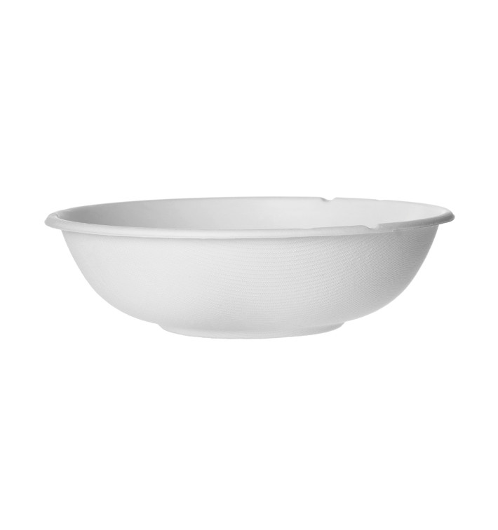 Schüssel Zuckerrohr Bagasse Weiß 940ml (400 Stück) Schüssel Zuckerrohr Bagasse Weiß 940ml (400 Stück)