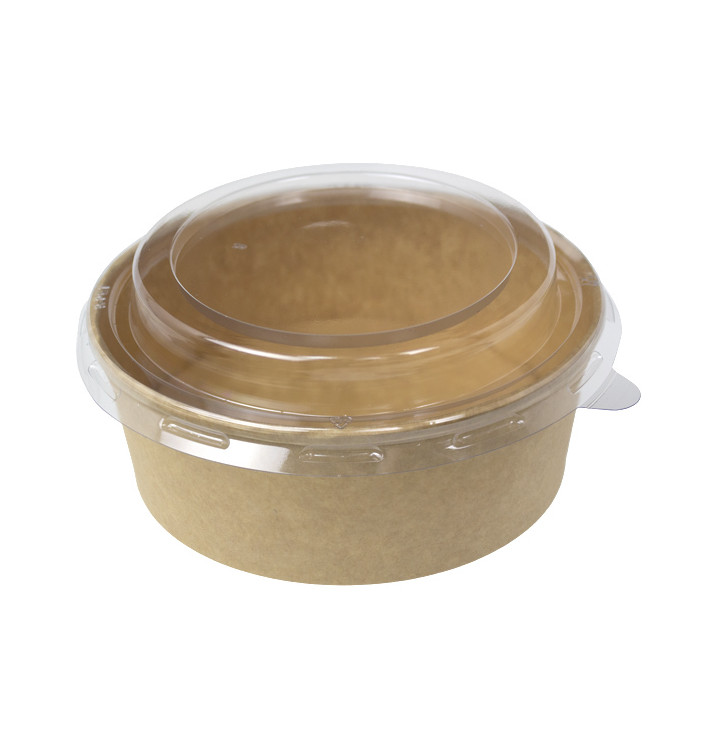 Suppenbecher Kraft-Kraft mit PP-Deckel 550ml (50 Stück) Suppenbecher Kraft-Kraft mit PP-Deckel 550ml (50 Stück)
