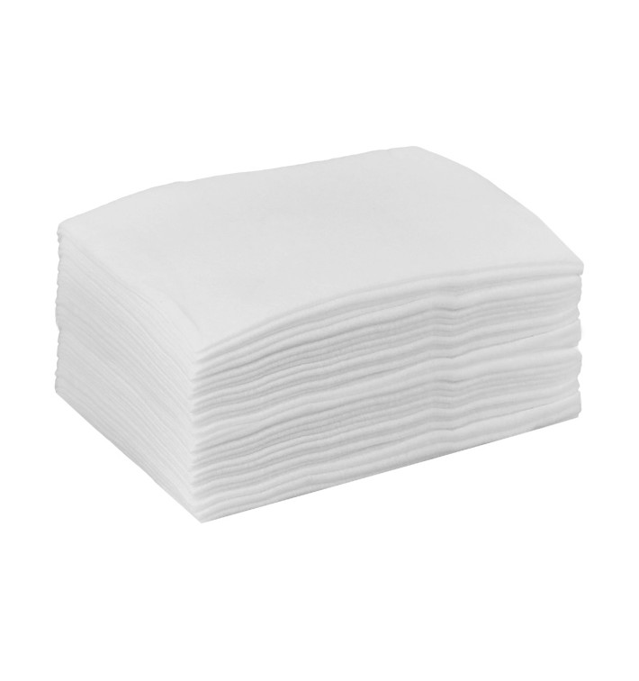 Einmal-Badetuch Spunlace Maniküre weiß 20x30cm 43g/m² (100 Stück) Einmal-Badetuch Spunlace Maniküre weiß 20x30cm 43g/m² (100 Stück)