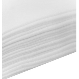Einmal-Badetuch Spunlace weiß 40x80cm 50g/m² (25 Stück)
