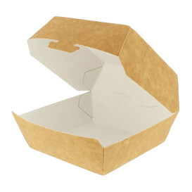 Hamburger Box Kraft 12x12x7 cm (450 Stück)