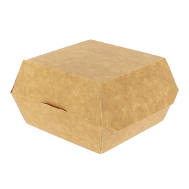 Hamburger Box Kraft 12x12x7 cm (450 Stück)