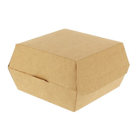 Hamburger Box Kraft XXL 14,5x14,5x8 cm (25 Stück)
